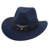 Men Women Cowboy Hat Comfortable Vintage Western Cowboy Hat Felt Fedora Hat Soft For Casual Wear Western Theme Event Outdoor
