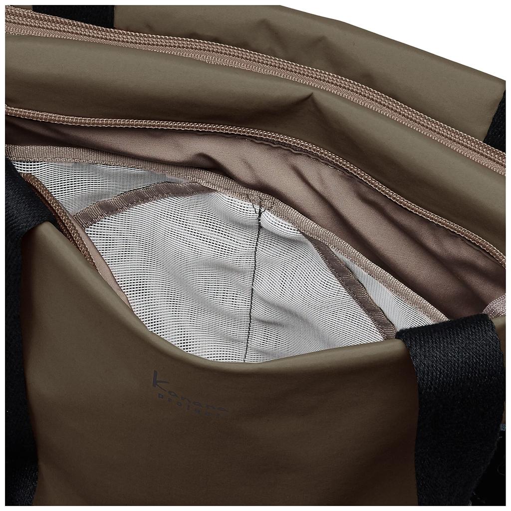 Kanana Project Collection Women's Two-Way Tote Shoulder Bag, Sariru, No. 35922, Khaki Brown, H35 X W30 X D14cm