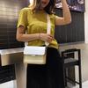 SCIONE Fashion Female Bag Messenger Bag Summer Texture Small Square Bag