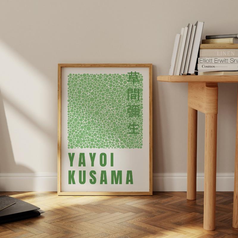 

Japanese Pop Art Gallery Poster Abstract Print Picture Yayoi Kusama Pumpkin Canvas Painting Home Living Room Decor 21cm×30cm NoFrame