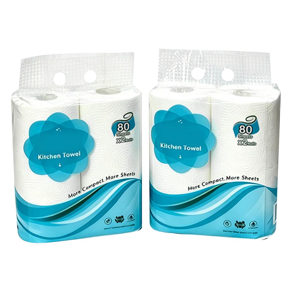Absorbent Kitchen Towels - Multi-Purpose Roll Towels for and Oil, for Wiping Hands and Everyday Cleaning