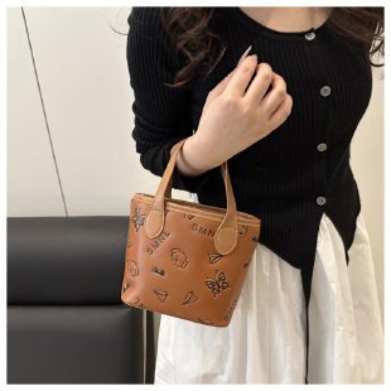 Pink Bucket Bag, Women's  New High-end Atmosphere, Small Man, High-end Sense, Light Luxury, Niche Messenger Bag