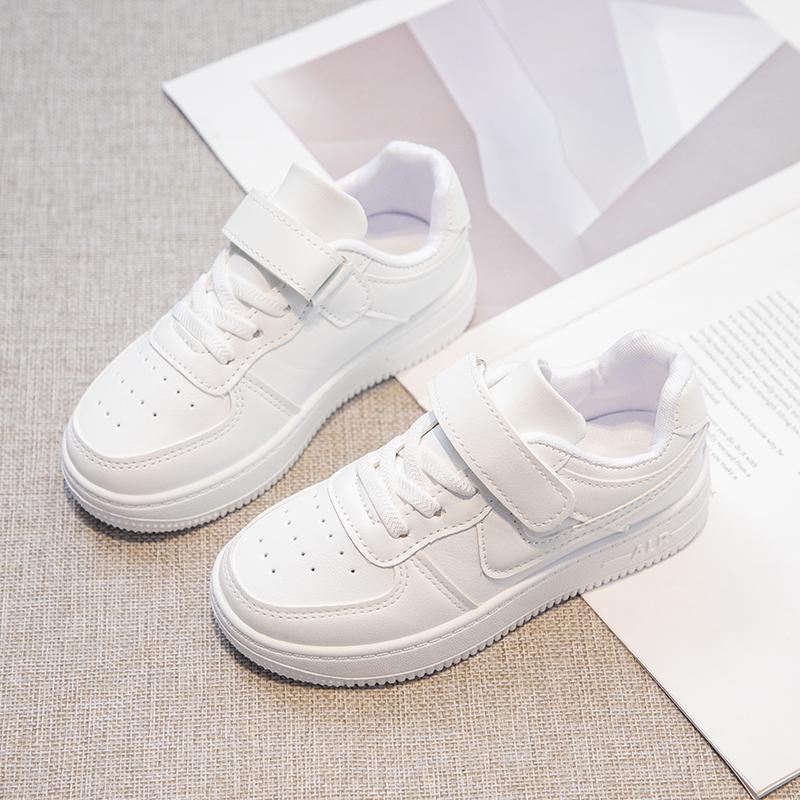 

Детские кроссовки Four Seasons Low Top Breathable для скейтбординга для детей и студентов, популярные кроссовки для бега, для мальчиков и девочек, удобные кроссовки для спортзала 26 белый