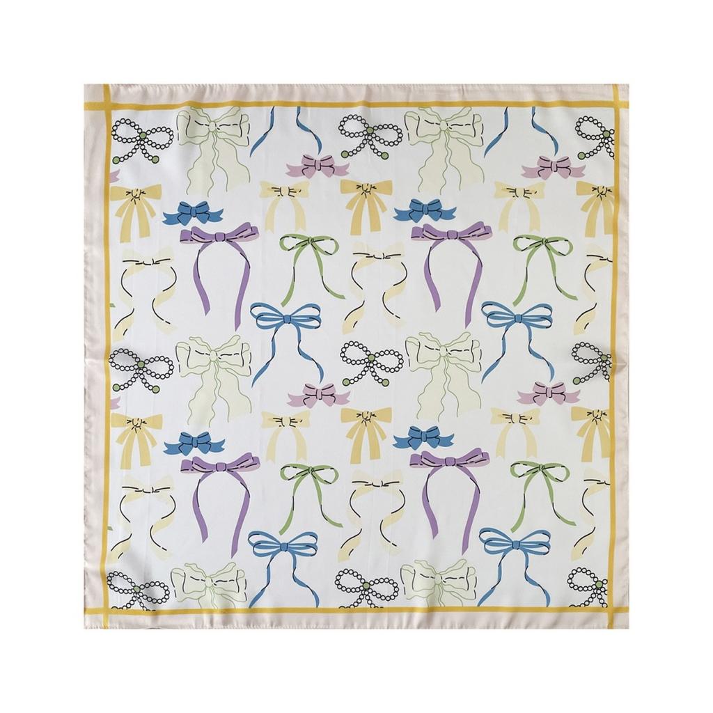 Scarf Fashion Hijab Bandana Headscarf Square Handkerchief Silk Scarves Woman Luxury Windproof Shawl Turban Travel Gear