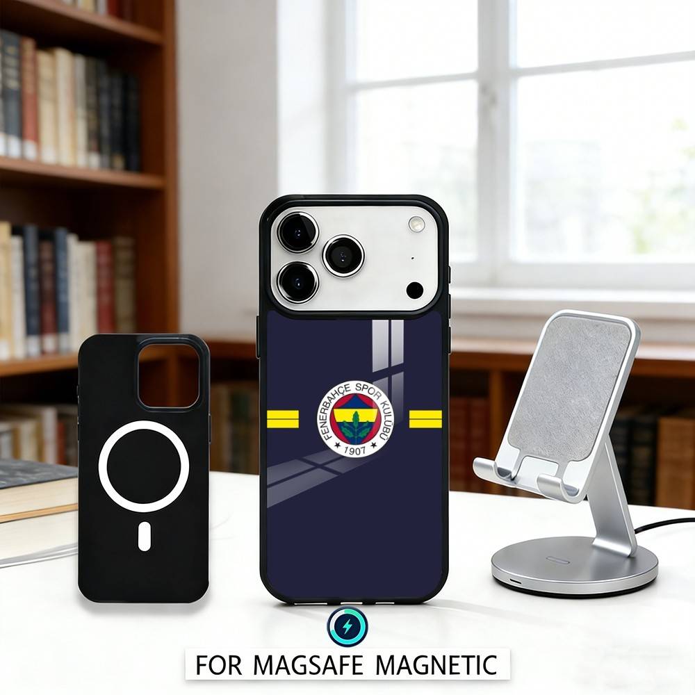 T-Turkey Fenerbahce-E Phone Case For iPhone 17,16,15,14,13,12,Pro,Max For Magsafe Magnetic Wireless Charging iPhone14PRO