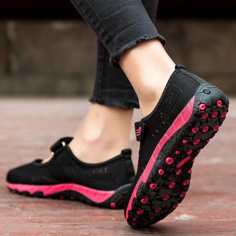 Fashion Women Flats Shoes Summer Mesh Sneakers Breathable Casual Shoes Women Loafers Lady Soft Walking Sneaker Boat Shoe Zapatos Mujer