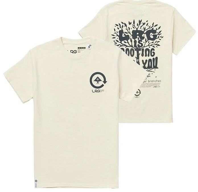 

Lifted Research Group LRG Men s Forever Rooting For You Cream Shirt NWT Small XL