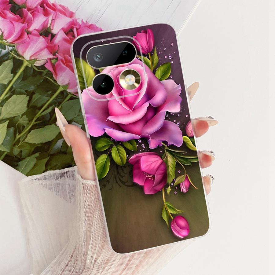 For Realme 16 Pro Case Flowers Butterfly Painted Cover Soft Silicone Casing For Realme16 16Pro 16 Pro+ Plus Phone Case