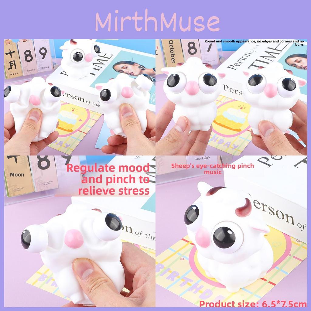 Pvc Children Adults Squeeze Sheep Toy Visual Stimulation Stress Release Gift