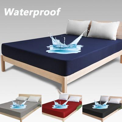 Hoge Kwaliteit Ultra Waterdichte Matrasbeschermhoes, Waterdicht Hoeslaken, 30cm Diepe Zak Antislip Hoeslaken, Zacht Polyester, Beddengoed voor Alle Seizoenen
