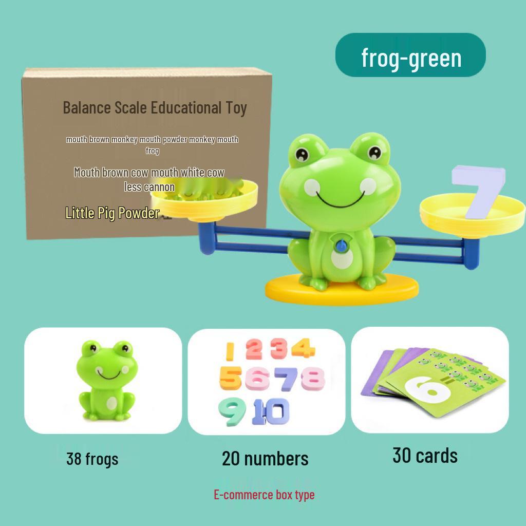 Digital Frog Balance Puzzle: Early Education Toy for Child's Cognitive and Logical Development