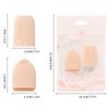 2 Pcs Finger Cot Powder Puff for Wet and Dry Use, Powder-free Air Cushion Liquid Foundation Concealer Finger Makeup Egg, Mild Texture, Hypoallergenic