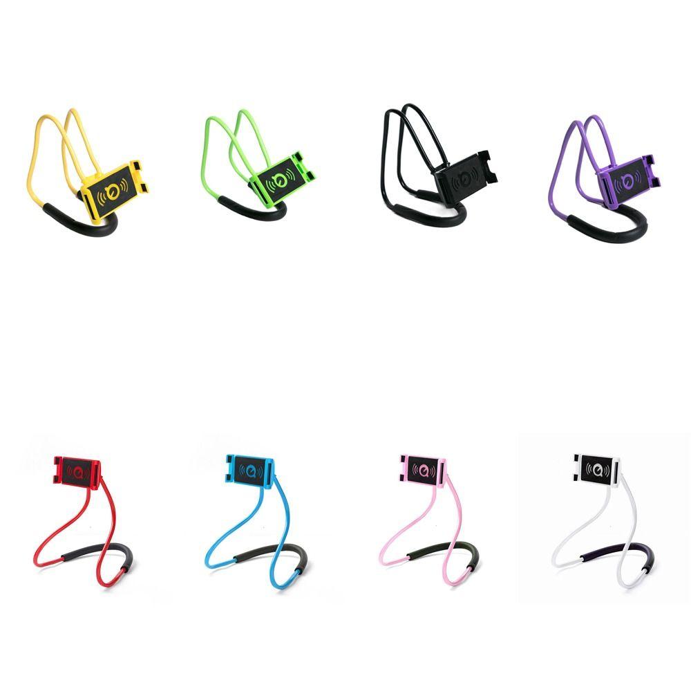 360 Degree Hanging Neck Phone Holder Necklace Bracket Flexible Mobile Phone Holder Office