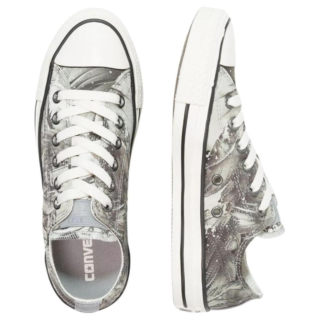 Converse Chuck Taylor All Star Low Satin Floral Women Sneakers Black Dolphin Egret 559864C