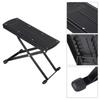 YFFSFDC Foldable Guitar Footstool with 6 Height Adjustments and Anti-Slip Rubber Caps for Guitar Pedals