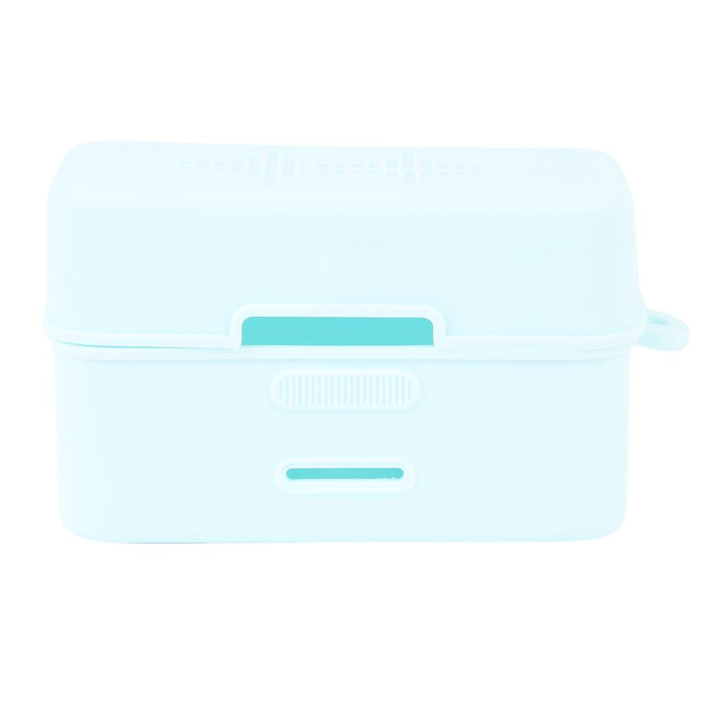 Mic Charging Case Protective Case Blue Anti Drop Anti Scratch Shockproof Silicone Microphone