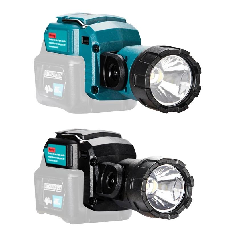 MT Universal Rotating Light for Makita 10.8-12V Flush Mount Li-Ion Batteries DCL510 Flashlight Work Light for Emergency Lighting