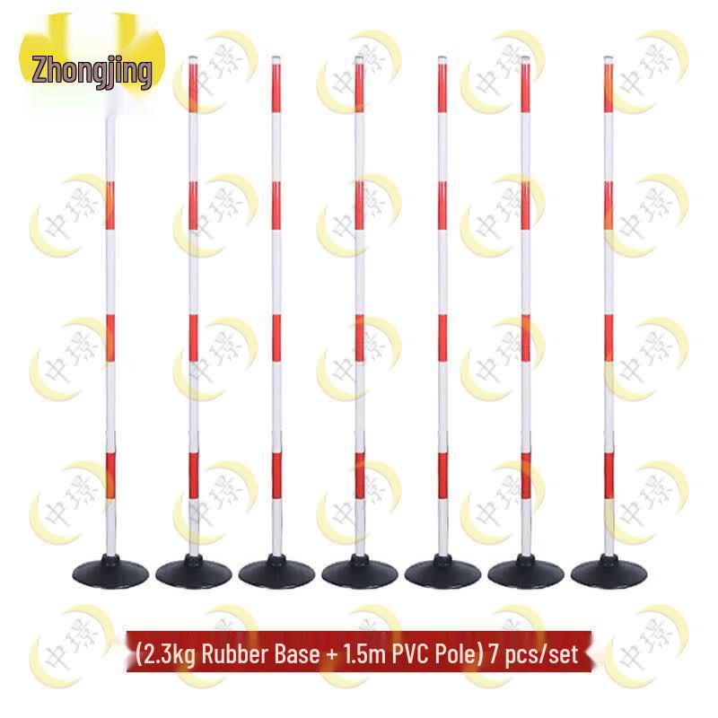 Zhongjing Slalom Agility Training Pole Set (7 Pcs)