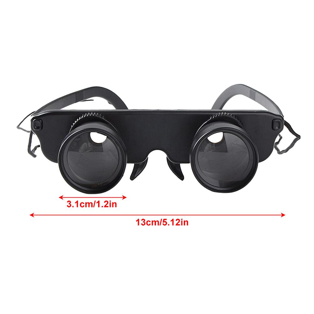 1Pc Fishing Binoculars Magnifying Head Multifunctional Glasses Eyeglasses HD Portable Telescope for Outdoor Bird Watching Sports
