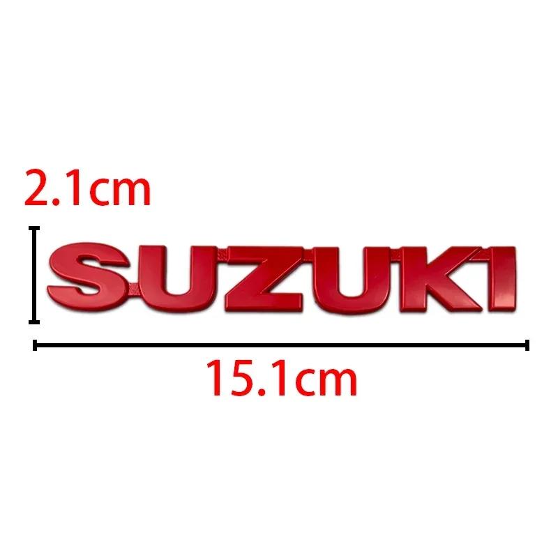 Metal Trunk Letter Emblem for Suzuki SX4 S-Cross Samurai Swift Sport Jimny Grand Vitara XL Alto Ignis Car Rear Badge Sticker