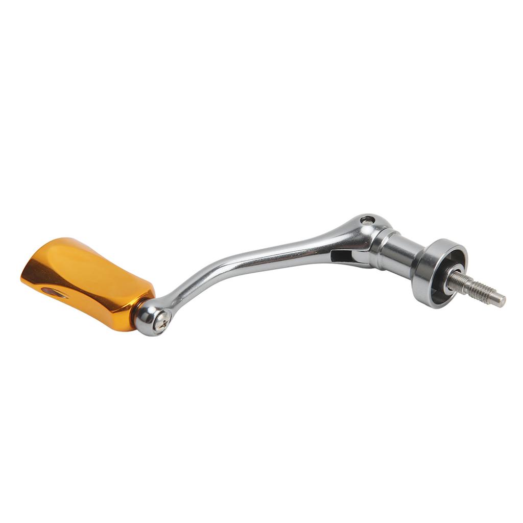 Fishing Handle Conversion Aluminum Alloy Fishing Reel Handle Grip Fishing Accessory for Fishing Enthusiasts Gold