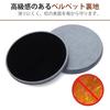 Azhou Diatomaceous Earth Coasters Set 2 Velvet Back Round Light Gray