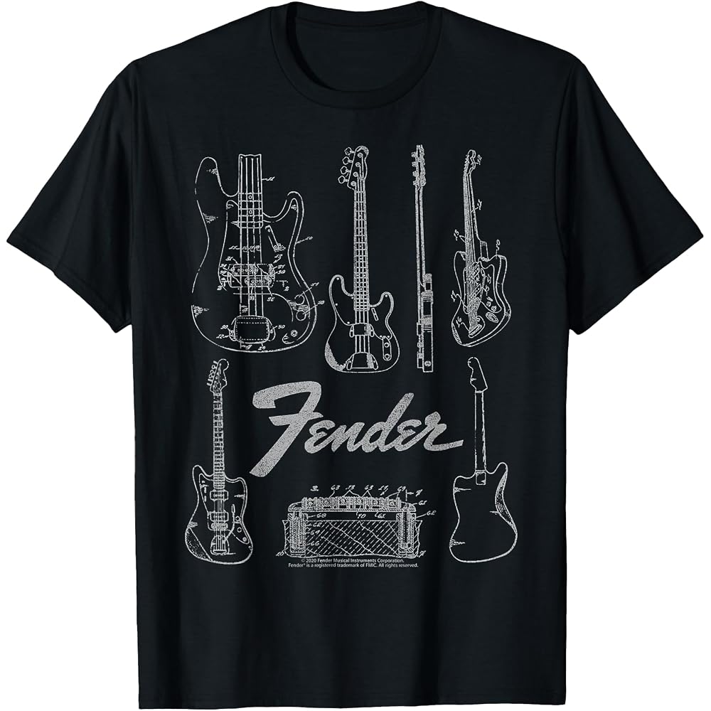 Fender Guitars & Amp Logo Tee