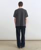 INSILENCE Garment-Dyed Boxy Fit T-Shirt Charcoal