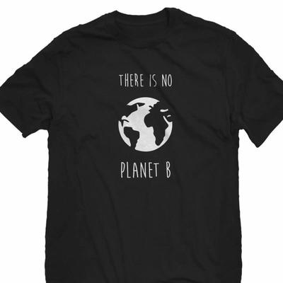 There Is No Planet B T Shirt Vintage Versatile Soft Stylish Top For Everyday Wear Designer Clothes Homme Fashion