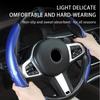 WET1 For Volkswagen VW Carbon Fiber Steering Wheel Trim Non Slip Durable Split Wheel Protector Passat Golf 4 5 6 Tiguan Polo Scirocco