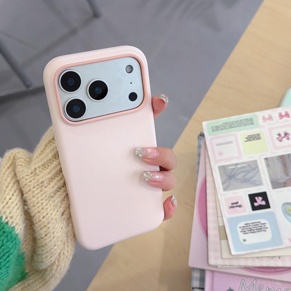 

for iPhone 17Pro Soft Liquid Silicone Matte Case for iPhone 16 17 Pro Max 15 14 13 Candy Pure Color Skin Feel Shockproof Cover iPhone 13 Pro