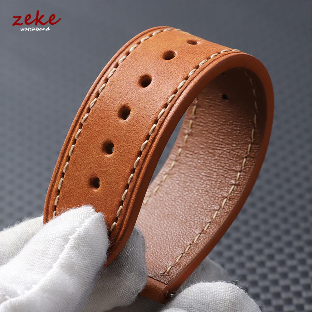 Retro Genuine Cowhide Watch Band Business Full-grain Leather Strap 18mm 20mm 22mm Quick Release Wristwatch Bands with Pin Buckle