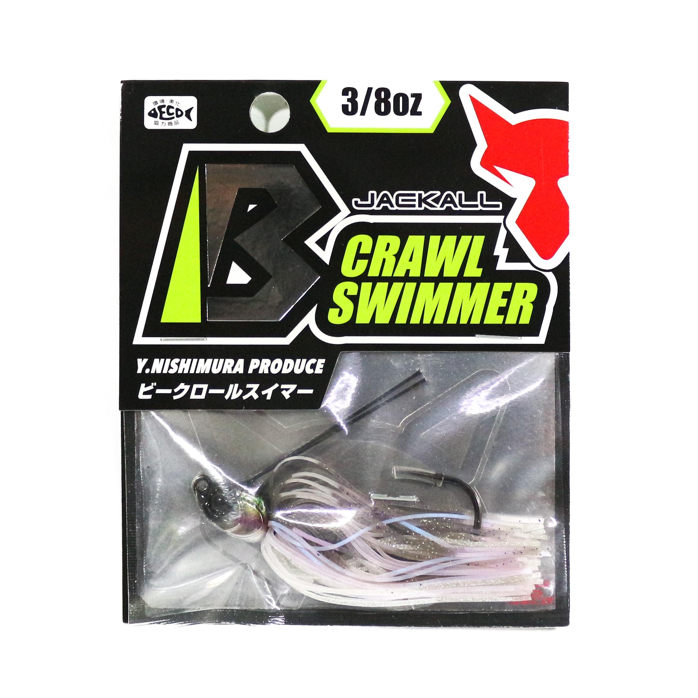 

Jackall B Crawl Swimmer 3/8 oz Wakasagin Shad (1373)