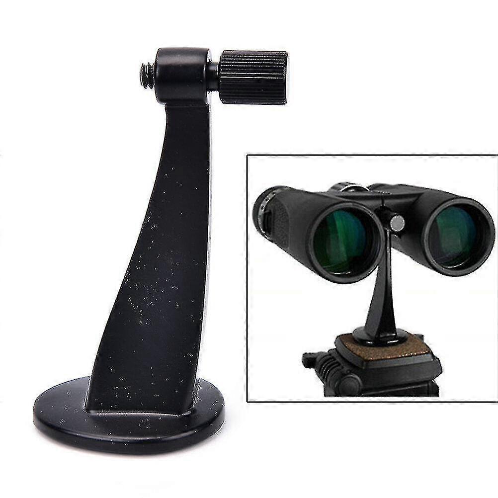Black Binoculars Telescope Tripod Adapter For Standard Metal Fit Universal