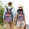 Fashion Pokemon Backpack Gengar Ghost Mochilas Solid Outdoor Zipper Closure Rucksack
