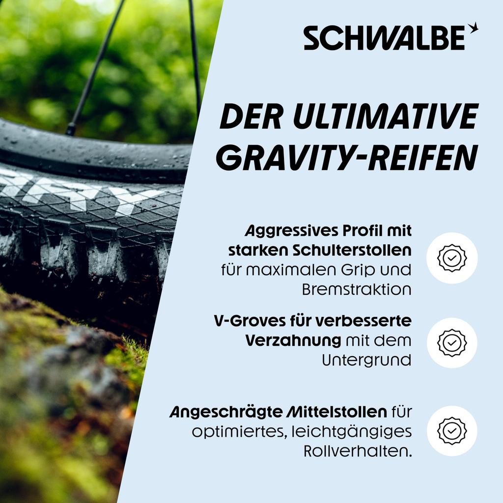 Genuine SCHWALBE Magic Mary 27.5x2.40 Kevlar Bead MTB Downcountry Tire