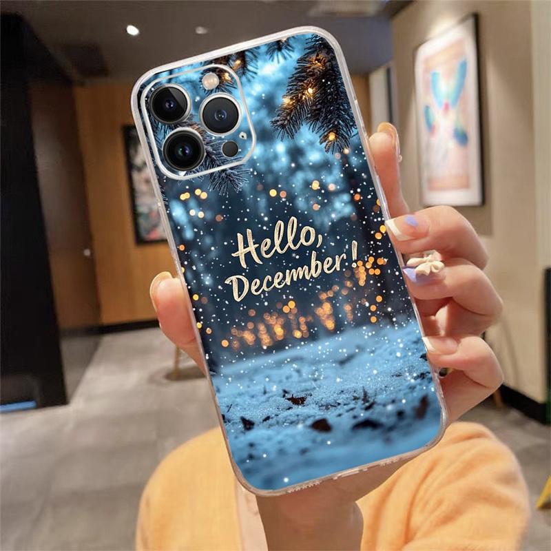 Phone Case For iphone 17 Pro Max 17 Air 16 15 14 13 Pro Max 15 16 Pro 15Plus Christmas Tree