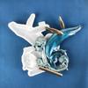 Diy Crystal Drop Glue Aromatherapy Gypsum Abrasive Three-dimensional Dolphin Jewelry Ornaments Pendant Silicone Mold
