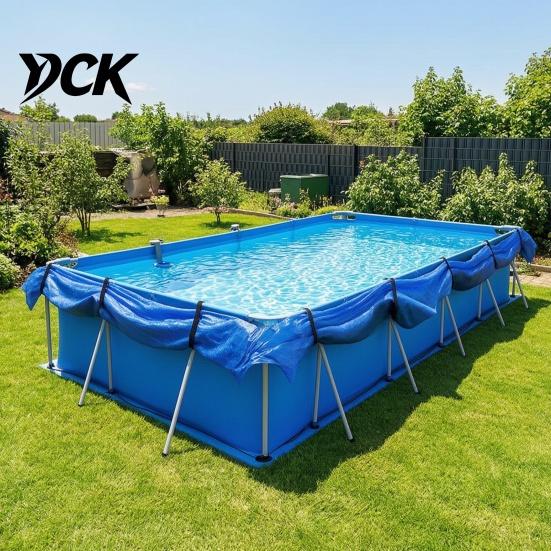 Adjustable Nylon Fastening Straps 6Pcs Solar Pool Cover Straps, Storage Hook And Loop Blanket for Above Ground Framed Pools, Keep Blankets Off