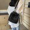 Women's Bag Cute Cloth Bag Literary Small Bag Women 2025 New Summer Simple Fashion Internet Celebrity Casual Bucket Messenger Bag
