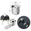 Cam Lock Drawer Cabinet Lock 16-30mm Mail Box Circular Lock Furniture Door Drawer Locker 2 Key Filing Cabinet Security Hardware