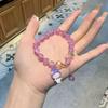 Colorful Crystal Beaded Fishtail Bracelet: Sweet, Fairy-Inspired Gift for Best Friend or Girlfriend - Perfect for May Day Outings