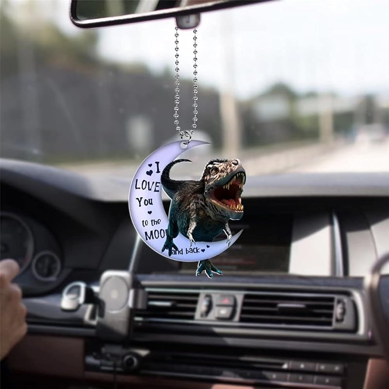 Rooster Car Hanging Ornament for Rear View Mirror, Farm Chicken Charm, Automotive Interior Pendant, Car Charm Decor, Window Wall Hangings Home