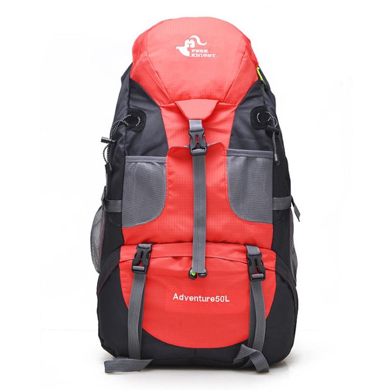 

50л большая водонепроницаемая сумка от дождя для альпинизма, пешего туризма, кемпинга, альпинизма, спорта, велосипеда на открытом воздухе красный