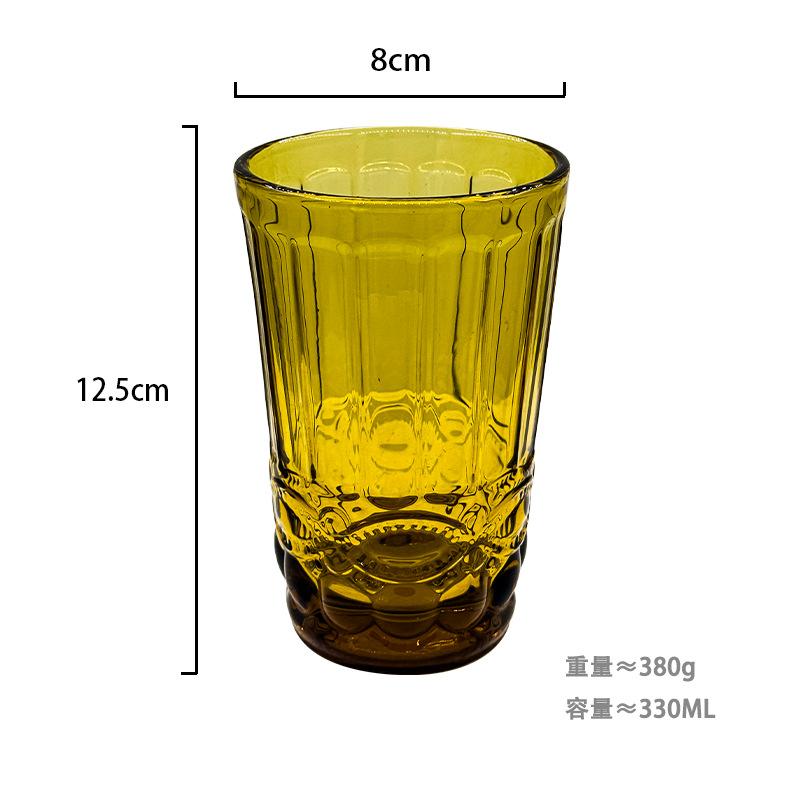 330 Ml Water Glass for Juice Beer Tea Milk Wine Drinking Drinkware for Cold Drink Glasses Family and Friends Party