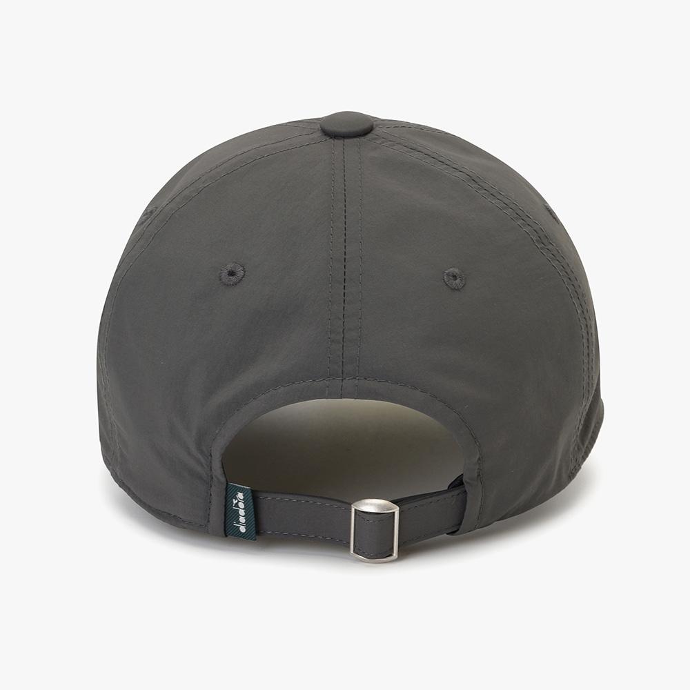 diadora Basic Woven Ball Cap Charcoal Grey