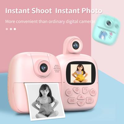 Detský fotoaparát s okamžitou tlačou Termálny fotoaparát Detský digitálny fotoaparát Video hračka Darček k narodeninám 32GB pamäťová karta