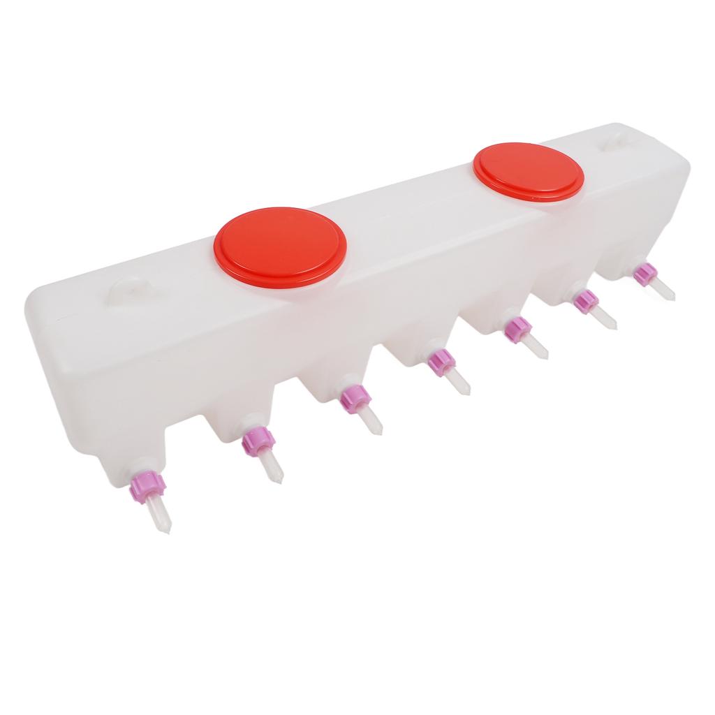 Livestock Milk Feeder 14 Nipples Double Sided 9L Silicone Lamb Drink Nipples with Check Valve for