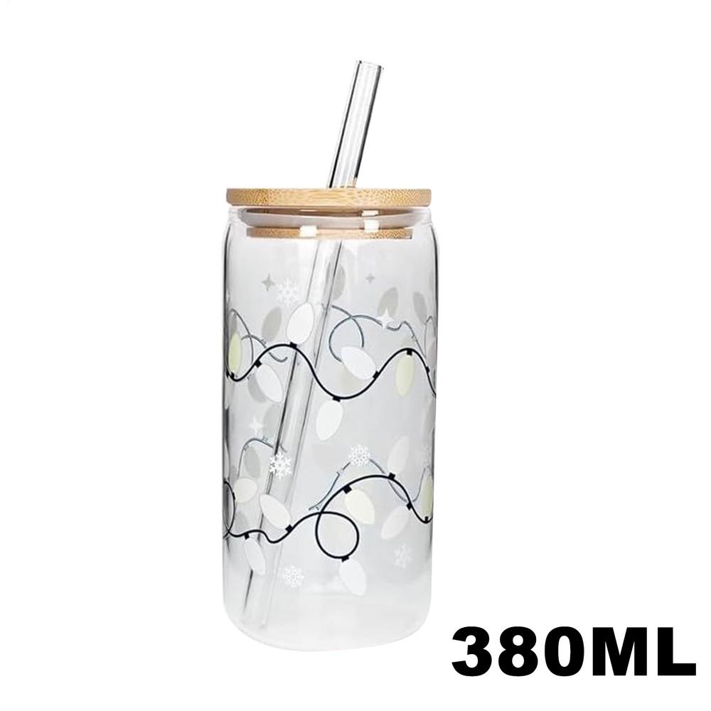 

Color Changing Cups With Lids And Straws Christmas Color Changing Cups With Lid Straw Reusable Glass Drink Bottle For Hot AS SHOW белый