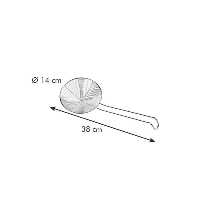 Schuimspaan spin - TESCOMA - 14 cm - Roestvrij staal - Vaatwasserbestendig - 3 jaar garantie